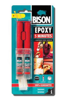 Lepidlo BISON Epoxy 5 minutes 24ml